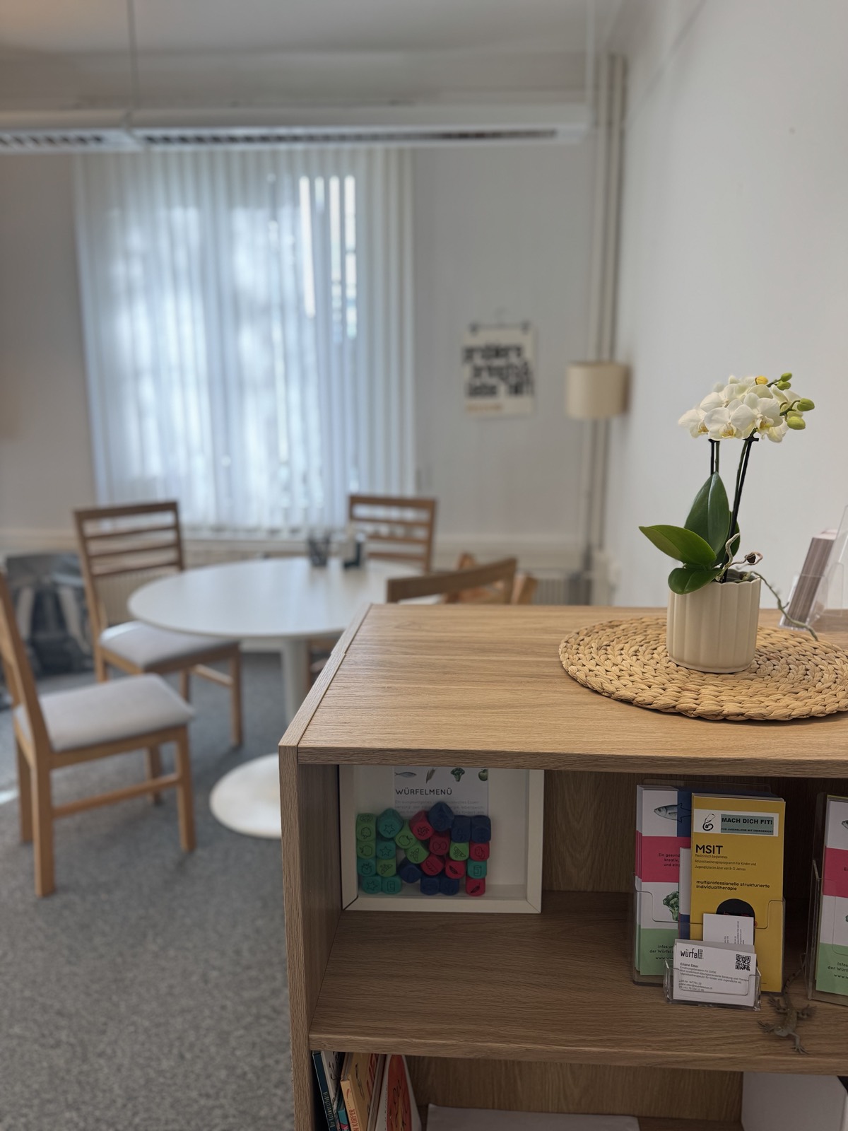 Beratungsraum in der Praxis in Baden